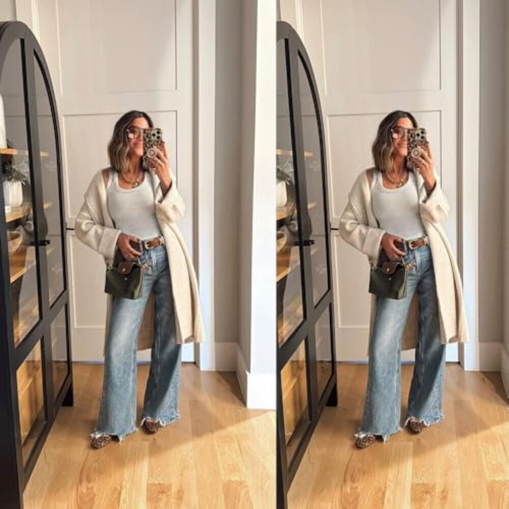 Women's Square Toe Ballet Flats with Buckle Strap - Suede Upper - Picture 4 of 8